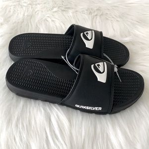 QUIKSILVER Men’s Shoreline Slides Size 7 NWT